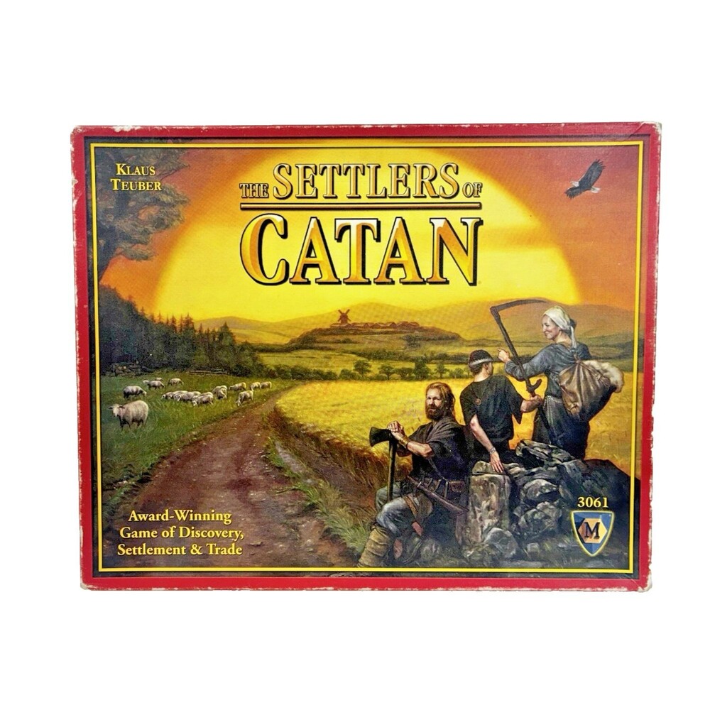 The Settlers of Catan 4th Edition Mayfair Games 2007 #3061 Incomplete